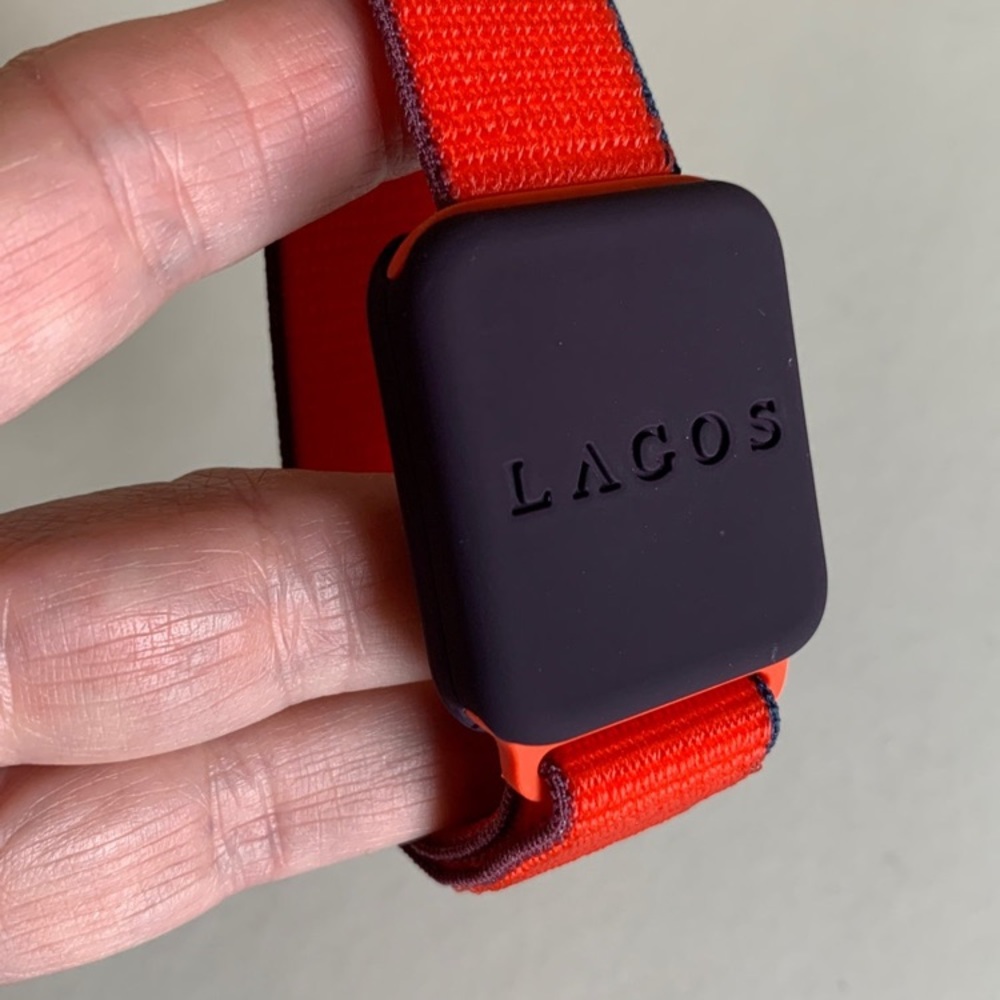 LAGOS attachment for apple watch band display